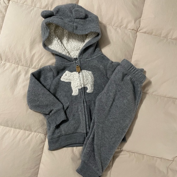 Carter's Other - Fleece/Sherpa Baby Bear Set